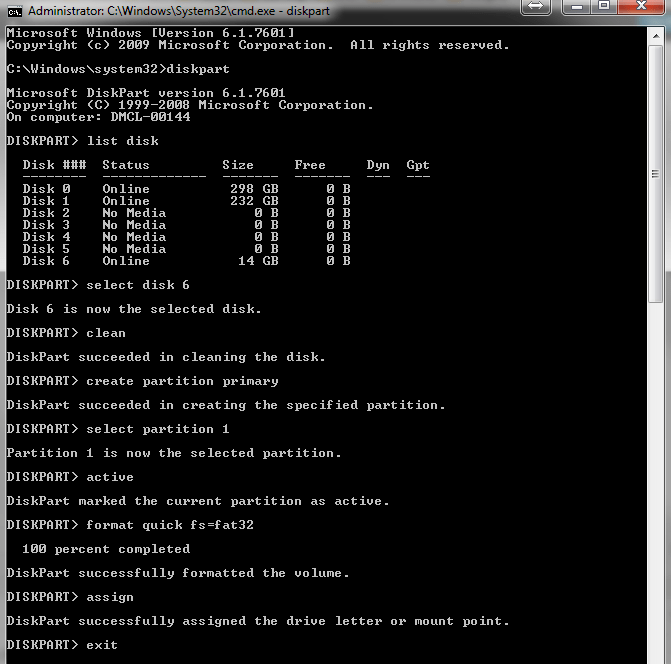 diskpart